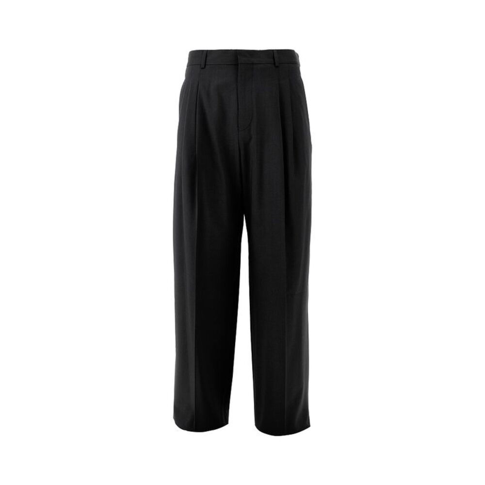 Emporio Armani Men Wool Pleated Pants